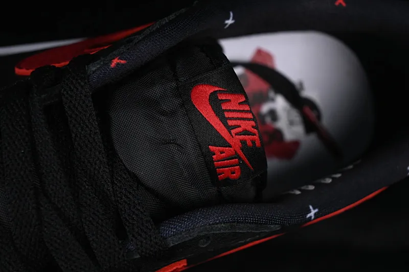 All categories Air Jordan Jordan series basketball shoes Air Jordan 1 Low Foreign trade version Air Jordan 1 Low "Banned" AJ1 Joe 1 black and red banned XX low-top cultural casual sneakers IW6276-001